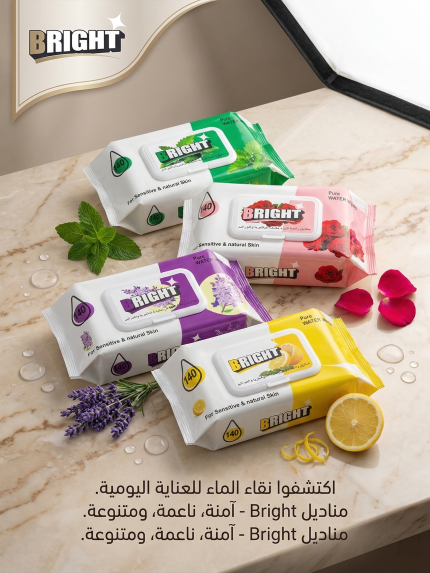 مناديل مبللة