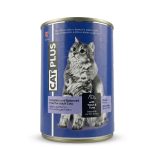 كات بلس معلبات طعام رطب باتيه سمك السلمون للقطط البالغة 395غ | Cat Plus Adult Salmon