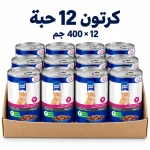كرتون باو باو للقطط الصغيرة بالدجاج يحتوي على 12 علبة وزن الواحدة 400 جرام